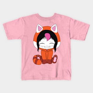 creepypasta red panda (nina the killer) Kids T-Shirt